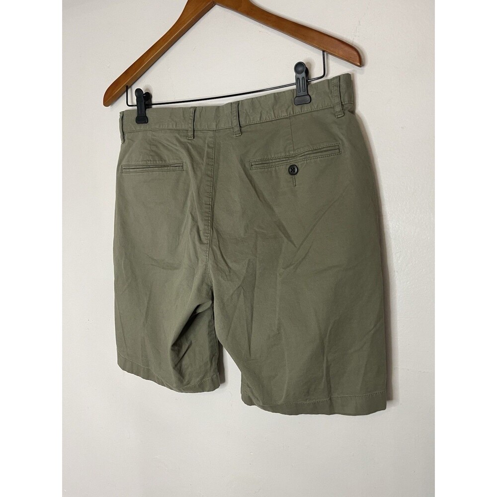 JCrew Men's 30/9 Olive Green Chino Shorts Cotton Blend - Picture 9 of 9